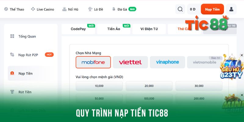 Hướng dẫn cách thực hiện giao dịch Tic88 thông qua ví điện tử