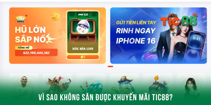Nguyên nhân khiến cho người chơi không thể nhận khuyến mãi Tic88 