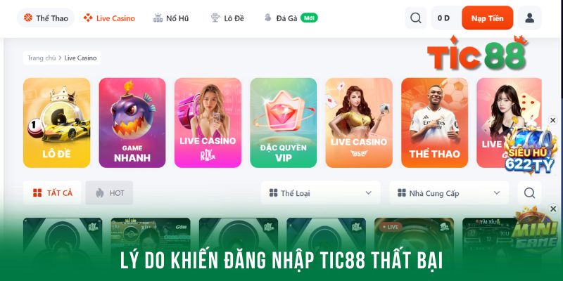 Những lý do khiến cho việc đăng nhập của thành viên thất bại