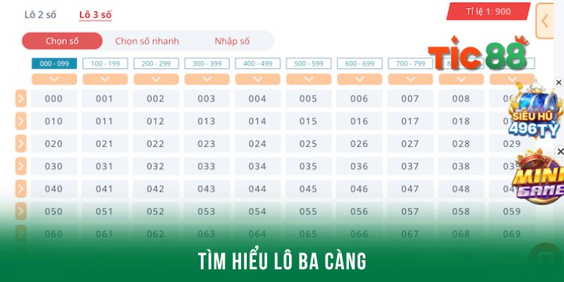 Lô ba càng - Chơi lô hay - Nhận quà khủng