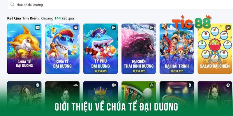 Giới thiệu sơ qua về trò chơi chúa tể đại dương hot nhất Tic88