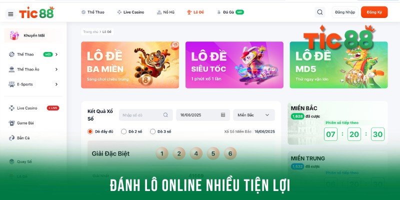 Chơi lô trực tuyến đem lại nhiều điểm tiện lợi