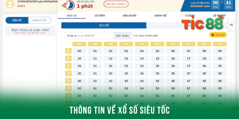 Điểm lại thông tin cơ bản về xổ số thần tốc