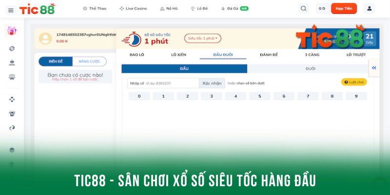 Tic88 - Sân chơi xổ số siêu tốc hàng đầu Việt Nam