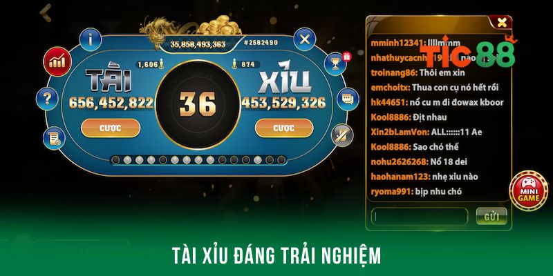 Top 10 game bài đáng trải nghiệm: Tài Xỉu